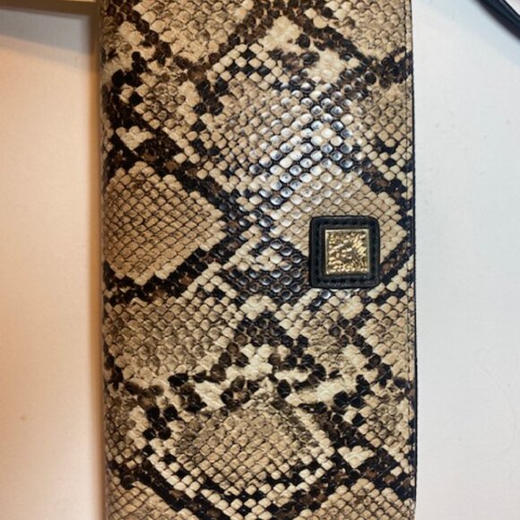 Ann Klien Snake skin Wallet - Picture 3 of 8